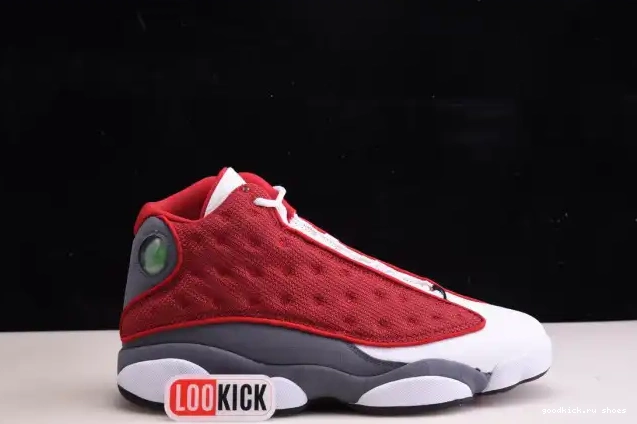 Gym Jordan Flint Red Air Retro 414571-600 13 Grey 0406